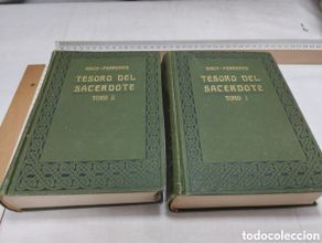 Old books: Tesoro del sacerdote. Mach-Ferreres, 1927
